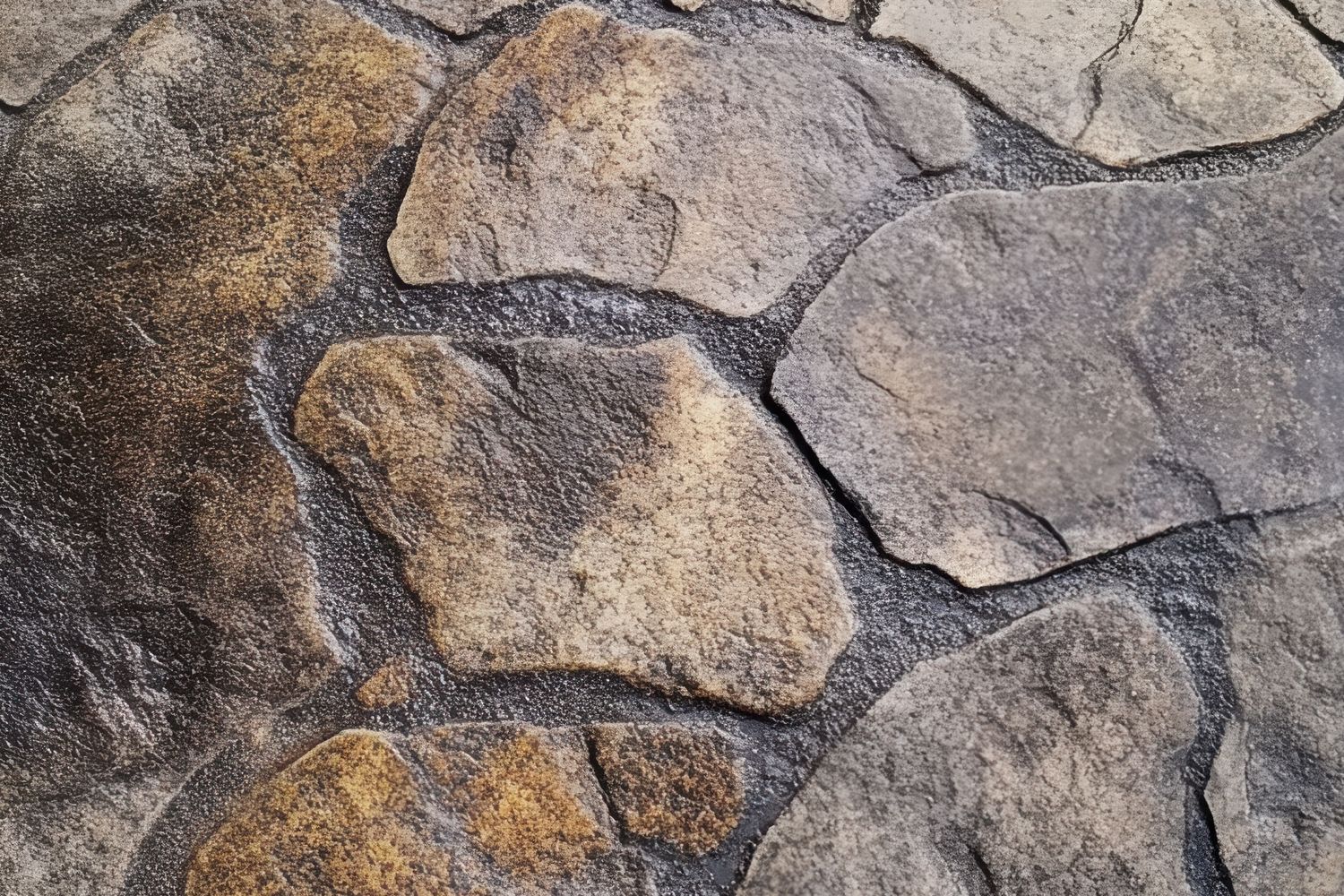 Paving stones before cleaning